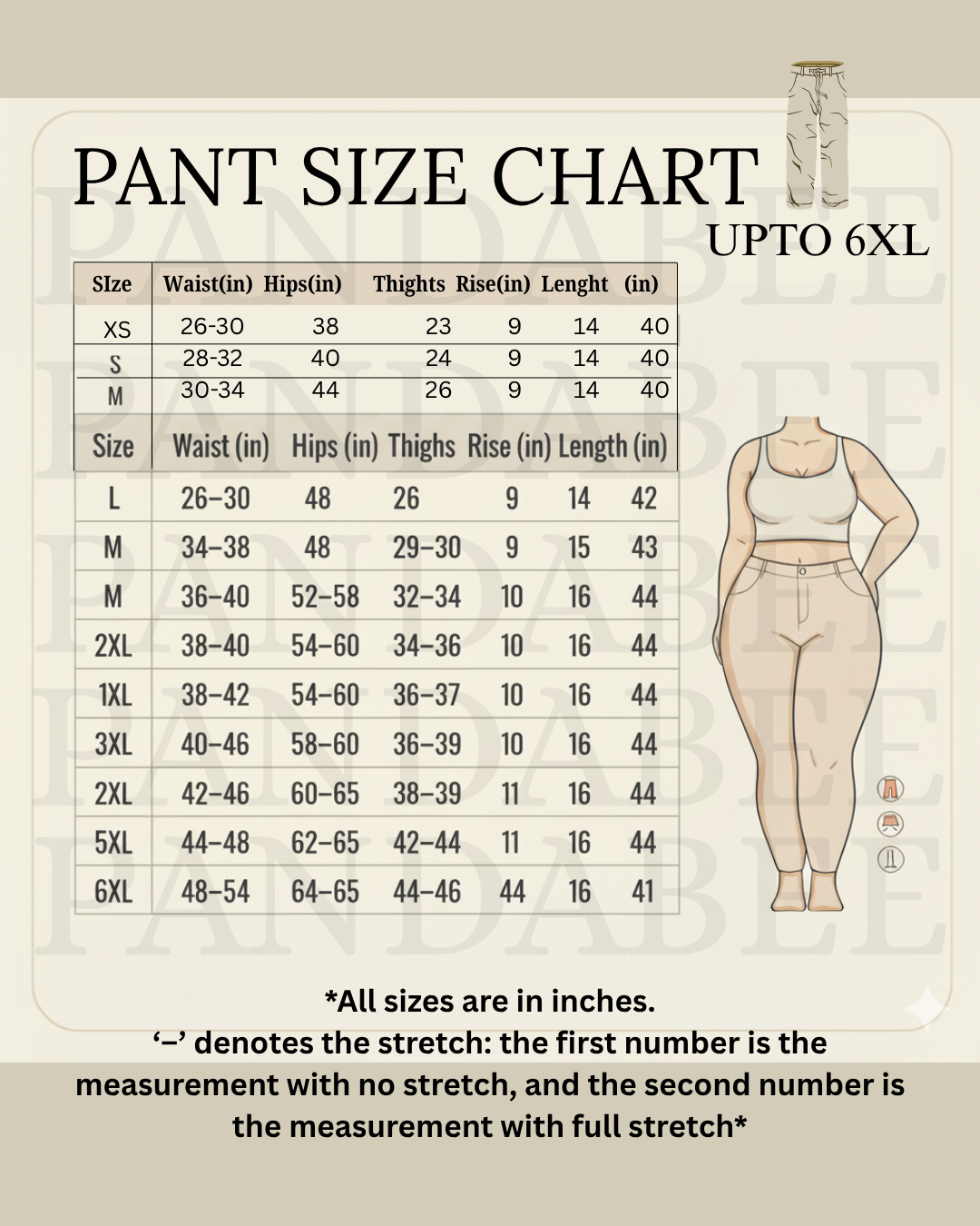 Panda Bee premium Plus CozyFit Cargo Joggers(Black)